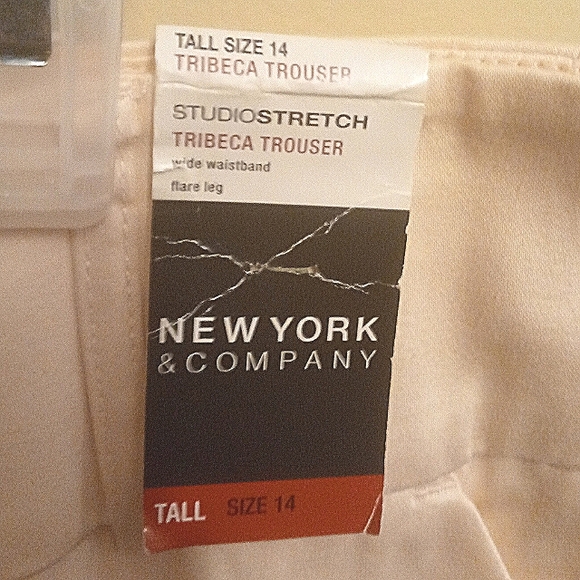 NEW YORK & CO. Pale Pink Tribeca Trousers - Picture 3 of 6